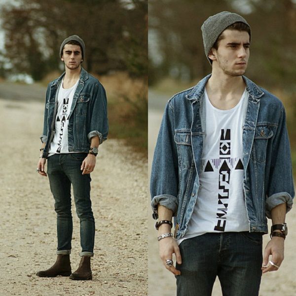 phá cách một chút bằng cách mix áo khoác denim cùng một vài item khác để layer denim thật phong cách