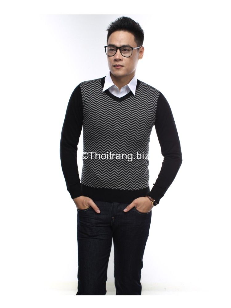 Trẻ trung cùng áo sơ mi nam và áo len