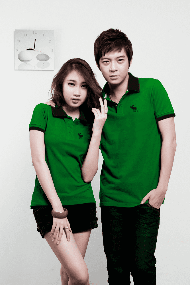 Chọn chất liệu vải cá sấu, vải thun cá mập nếu bạn muốn dáng áo trông đứng dáng hơn.