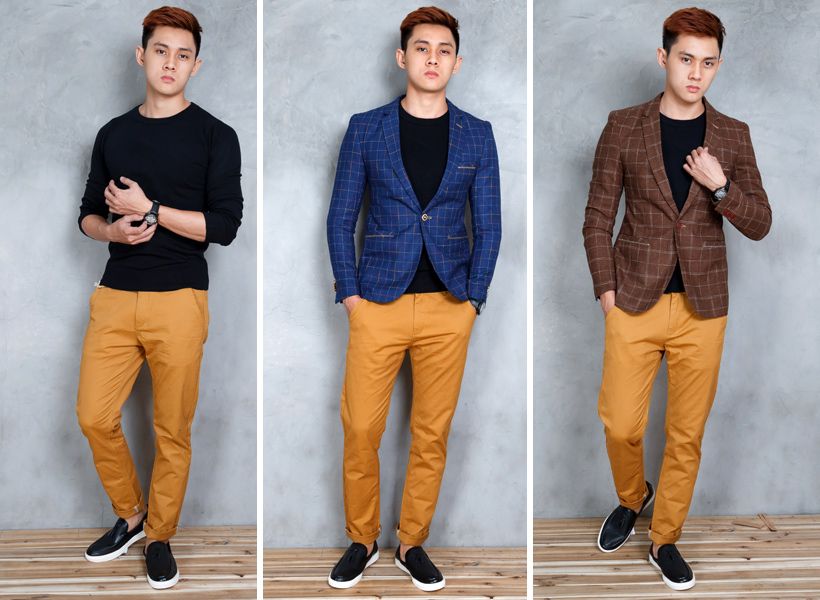 Lịch lãm khi kết hợp với áo blazer