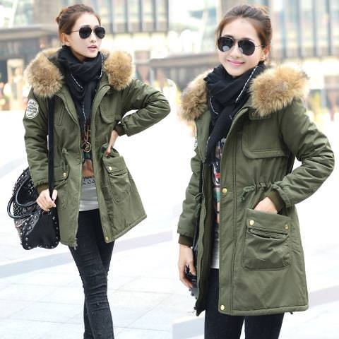 Áo khoác Parka kết lông sang chảnh
