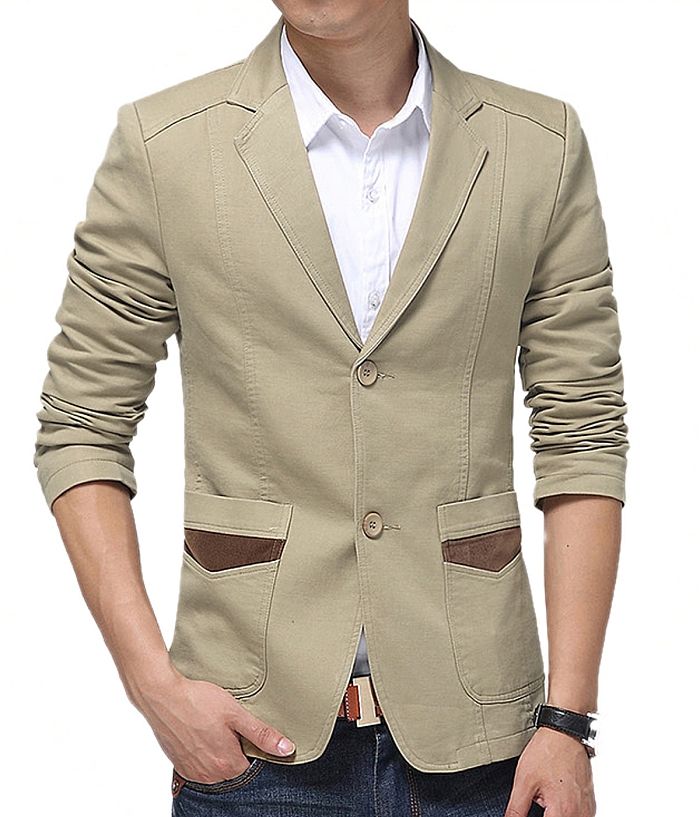 Áo khoác nam giả vest kaki có lẽ là phong cách mix đồ không bao giờ lỗi mốt dành cho các chàng trai