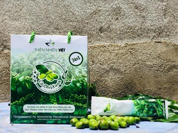 Cafe giảm cân kháng mỡ - Cà phê Xanh công ty Thiên Nhiên Việt