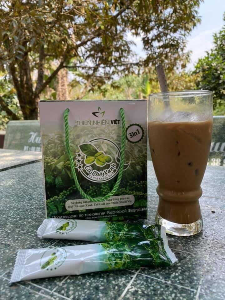 Cafe giảm cân kháng mỡ - Cà phê Xanh công ty Thiên Nhiên Việt