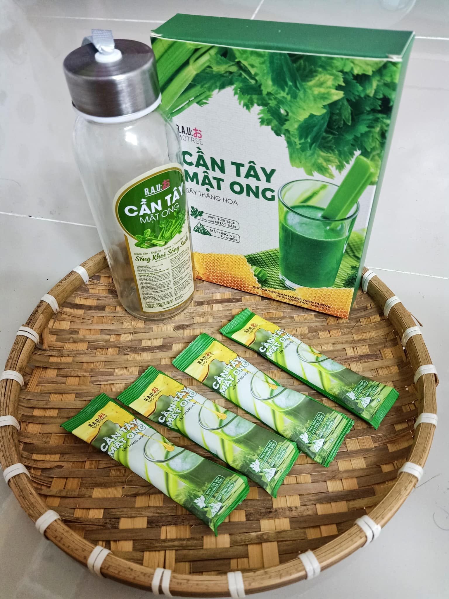 CẦN TÂY MẬT ONG - trợ thủ đắt lực của mỡ thừa cùng eo, đùi, bắp tay, bắp chân...