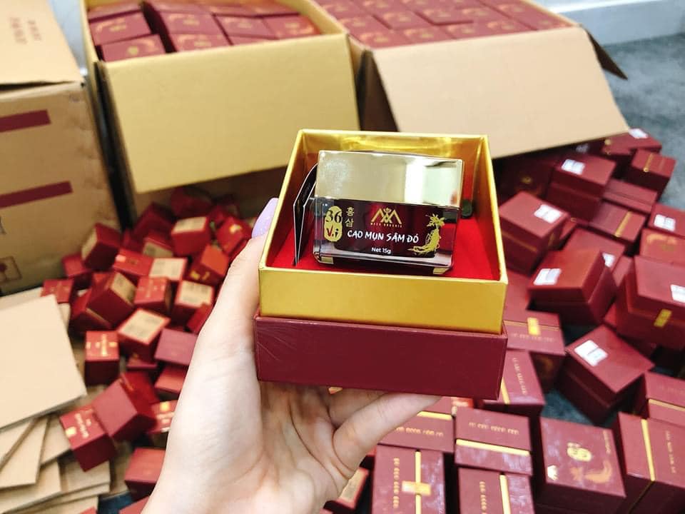 Cao mụn sâm đỏ đặc trị tất cả các loại mụn ẩn, đầu đen, sưng, mủ, bọc.v..v