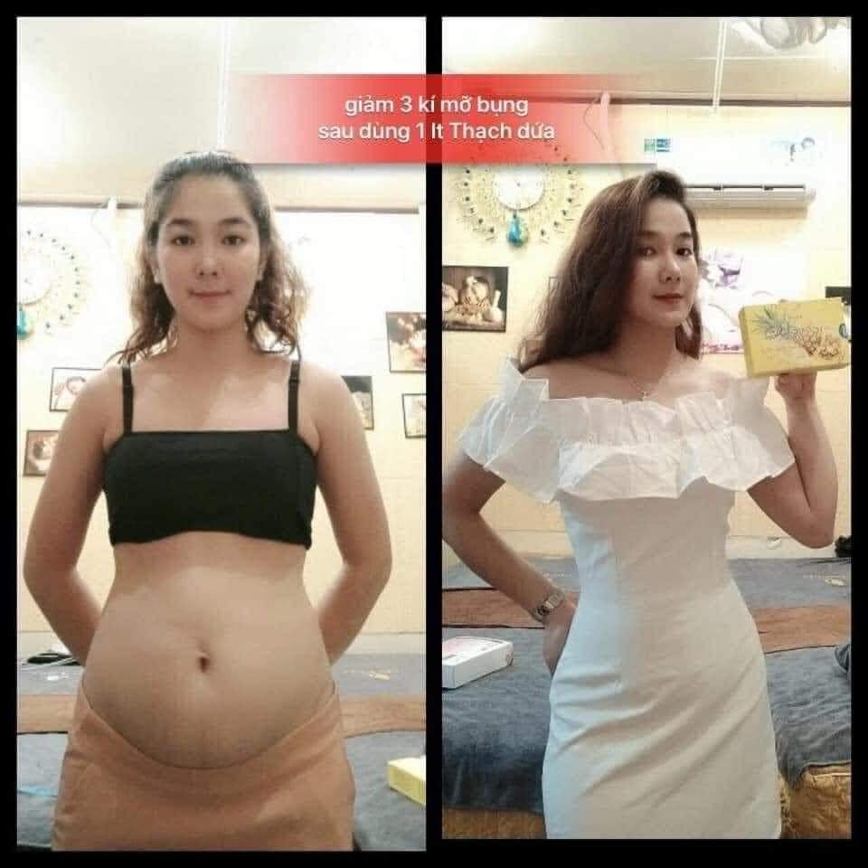 Chỉ 1 gói mỗi ngày sụt kí vèo vèo với thạch dứa Matxi Corp