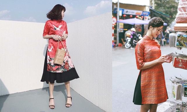 Áo dài mix chân váy lạ mắt mà vẫn xinh xắn