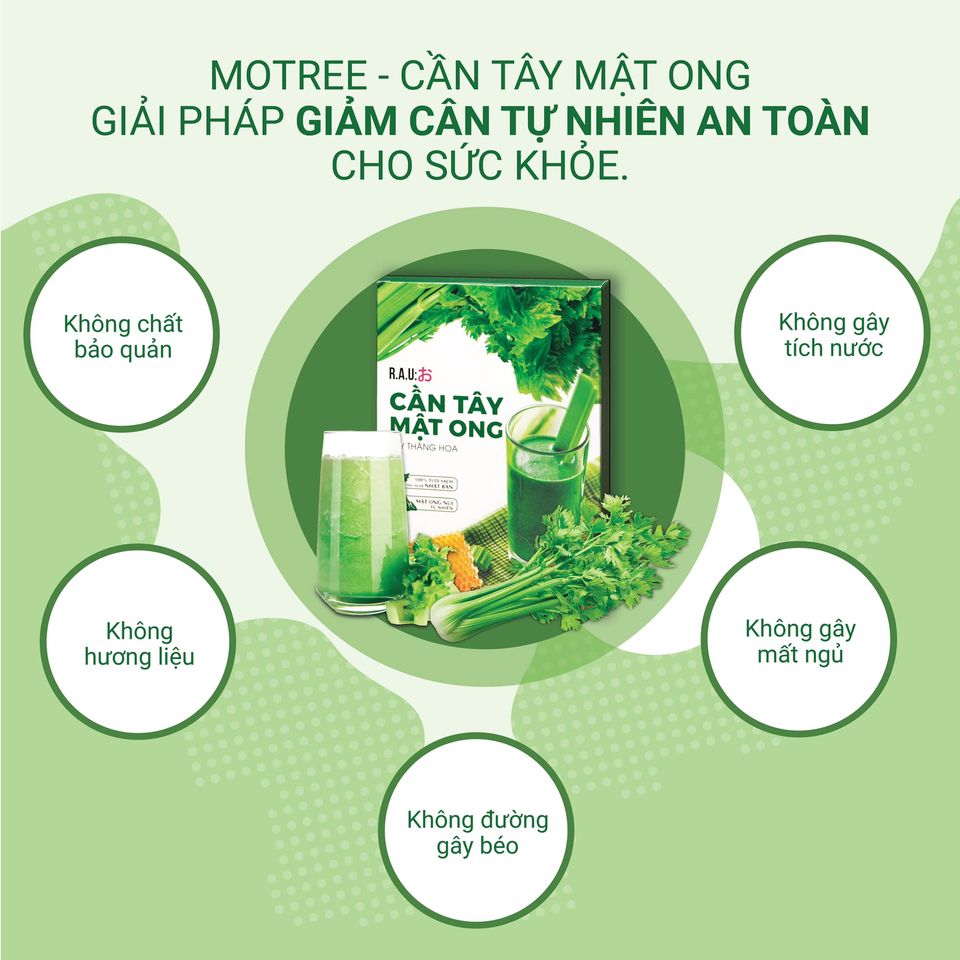 Có gì trong 1 ly cần tây mật ong motree