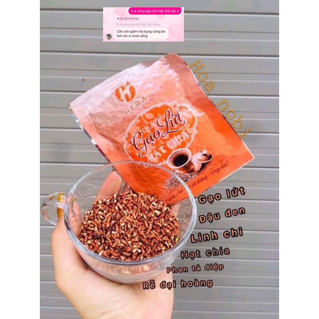 Cố tình nhịn ăn cân không giảm vô tình uống trà gạo lứt Hera Plus giảm 6kg