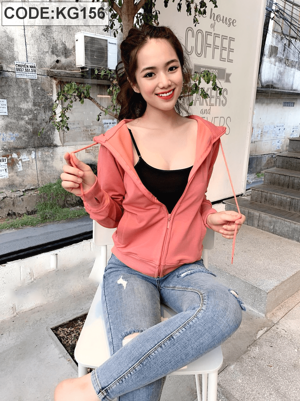 Áo khoác trơn nữ cao cấp