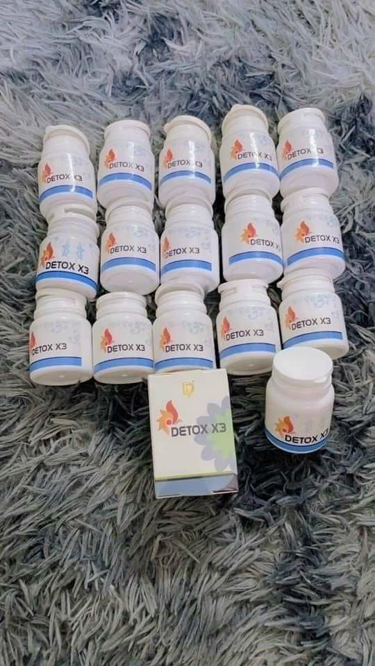 Detox X3 Trà xanh rau xanh thảo dược thiên nhiên