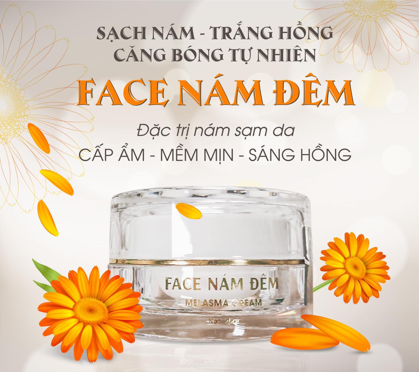 Face nám đêm N Collagen - thay nàng giải quyết mọi nỗi lo về nám