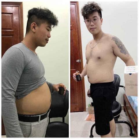 Go Detox - Combo giảm cân siêu xịn cho nam giới