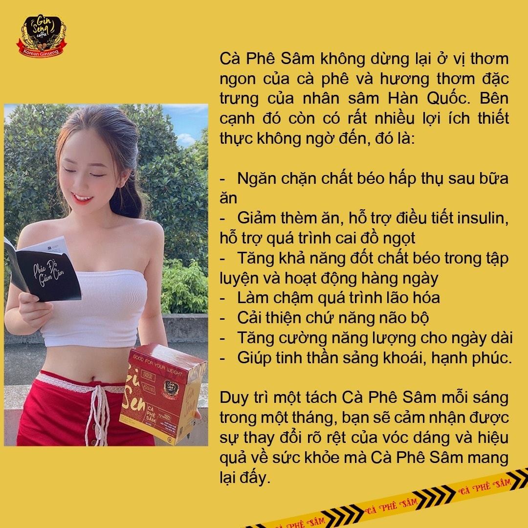 Hãy trải nghiệm thử Cà Phê Sâm hỗ trợ giảm cân