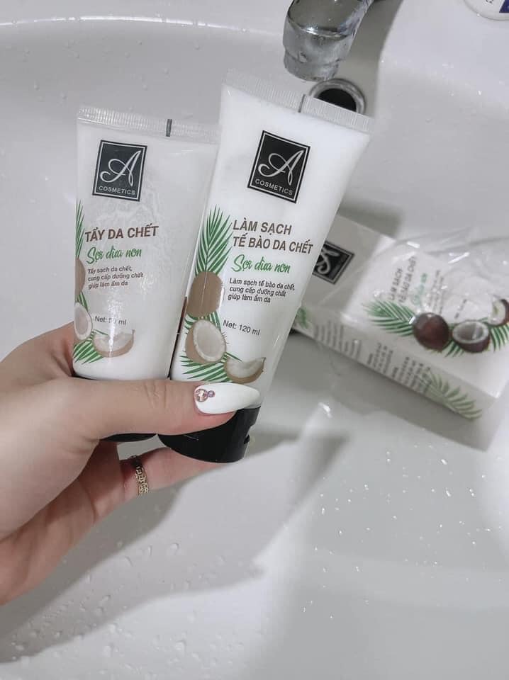 Hỏng có gái xinh nào mà cưỡng lại được cái mùi thơm siêu ngọt béo ngậy của SỢI DỪA NON A cosmetics