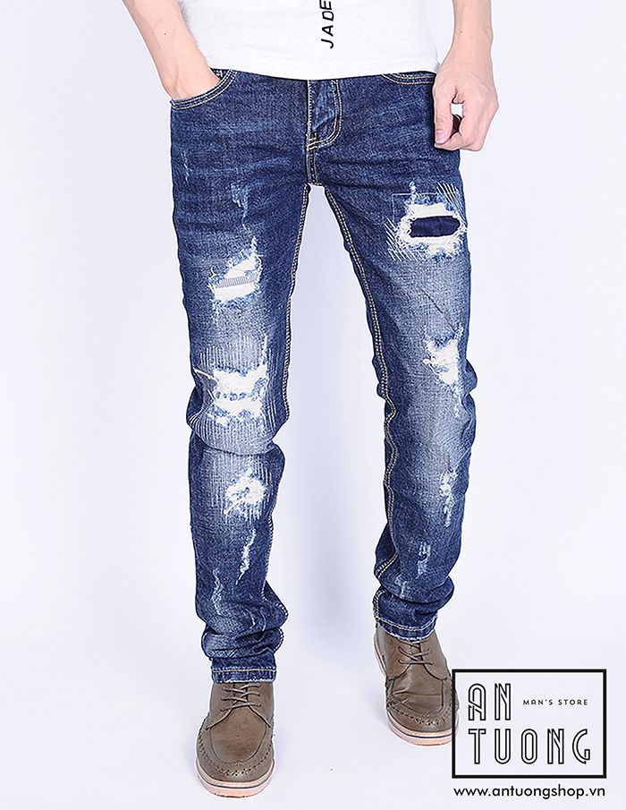 Trông bạn cực cool với quần jeans nam rách
