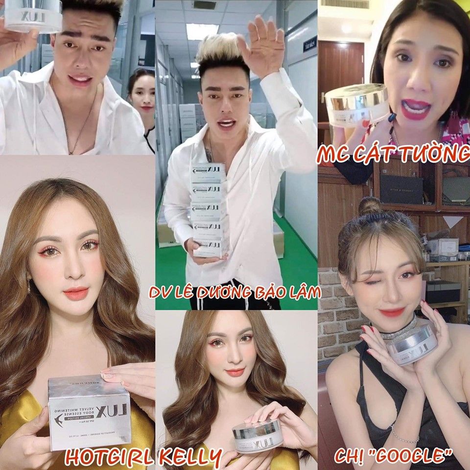 Kem body Lux - tinh chất yến tươi & collagen