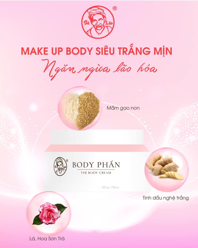 Kem body phấn Bà Lão - bước đột phá từ những lo sợ của chị em phụ nữ