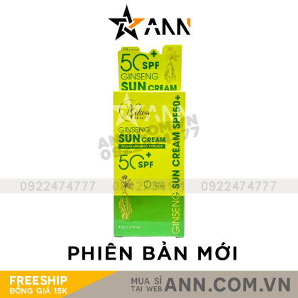 Kem Chống Nắnɡ Nhân Sâm Thanh Nhi Nikos Beauty Phiên Bản Mới 40g