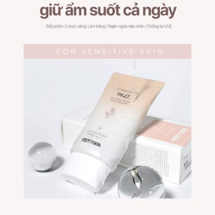 Kem Chống Nắng PrettySkin Watery Mild Cấp Ẩm Dưỡng Trắng Da