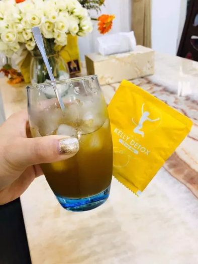 Không còn nỗi lo dư mỡ thừa với trà giảm cân vị đào KELLY DETOX