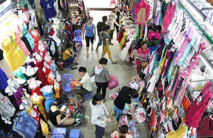 xưởng sỉ quần áo chợ Tân Bình