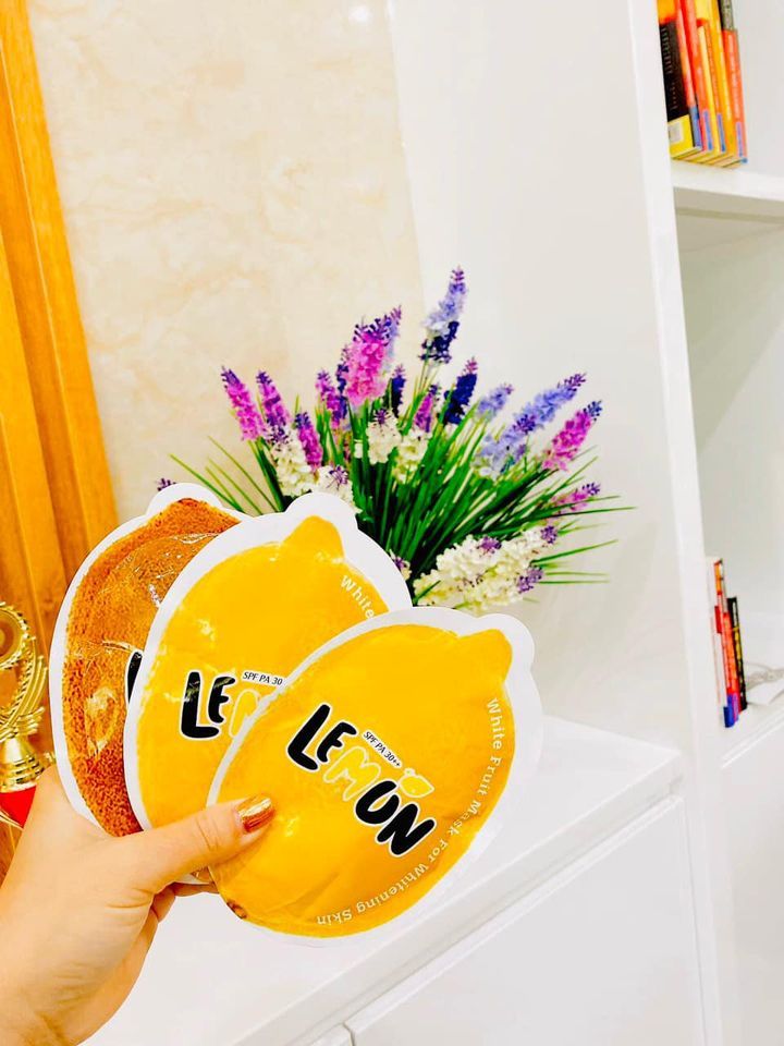 Lemon White Fruit Mask dưỡng trắng da trong lần đầu tiên sử dụng