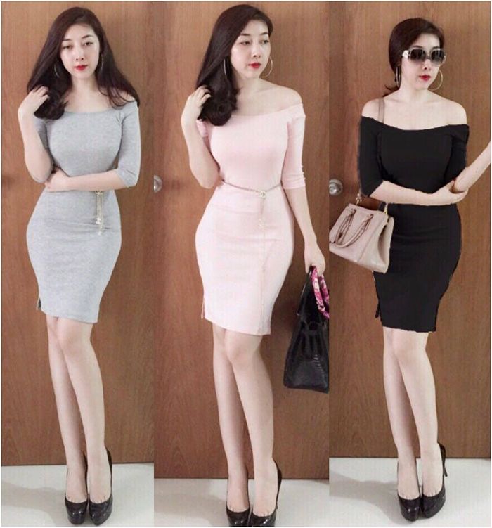 Váy đầm ôm body đẹp là bí quyết của sự trẻ đẹp