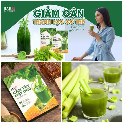 Mỗi ngày 2 ly Cần tây mật ong từ Motree để sở hữu vóc dáng thon gọn