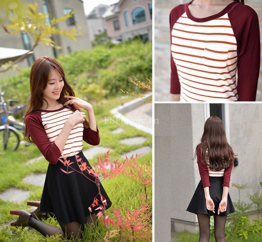 Mix với chân váy làm bạn trông năng động và nổi bật hơn đấy.