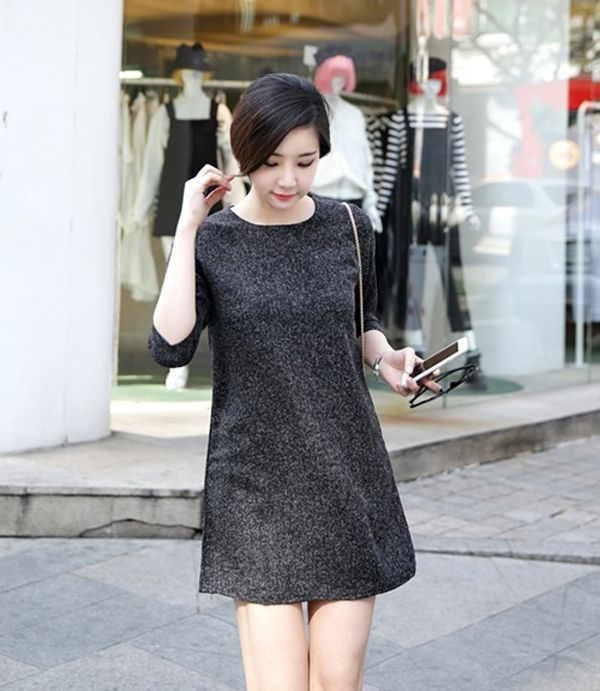 Váy đầm suông là 1 trong số những chọn lựa thích hợp với người tròn trịa