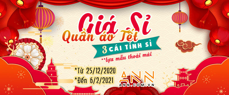 Quần áo tết 2021 giá sỉ tận gốc kho sỉ quần áo ANN