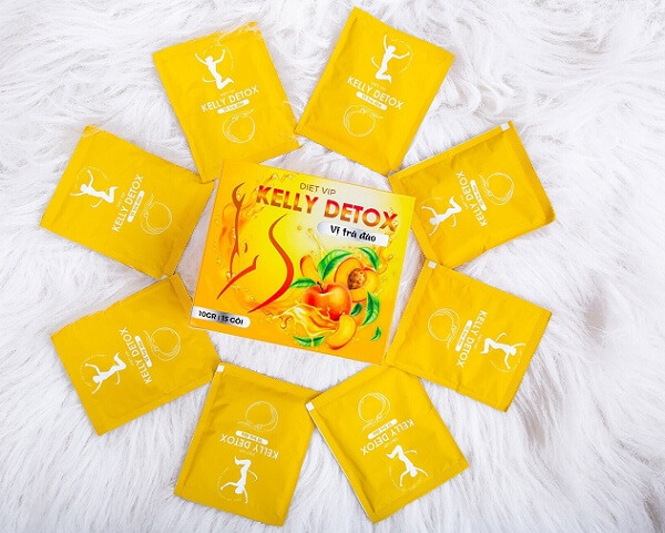 Nhà em ba đời béo phì - đến đời em dùng trà đào KELLY DETOX lại thon gọn quanh năm
