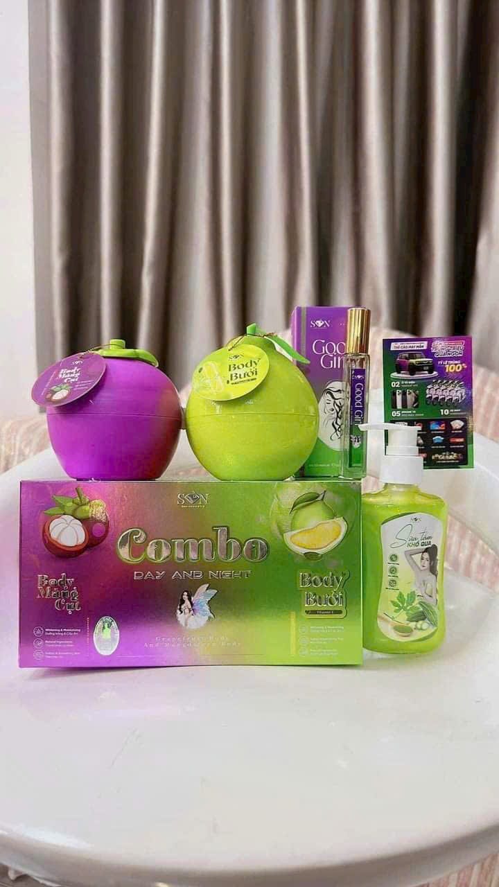 Nữ hoàng của dòng dưỡng trắng Body chỉ có thể là combo ngày đêm Body Bưởi và Măng Cụt