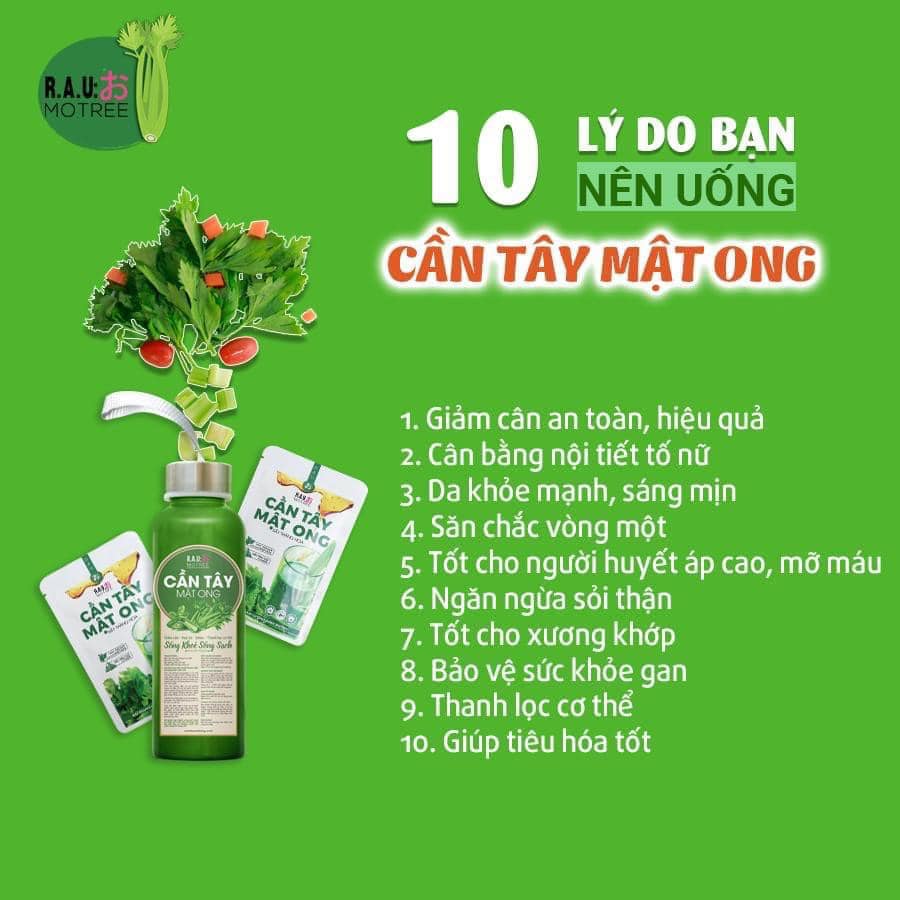 Nước cần tây mật ong Nhật Bản Motree