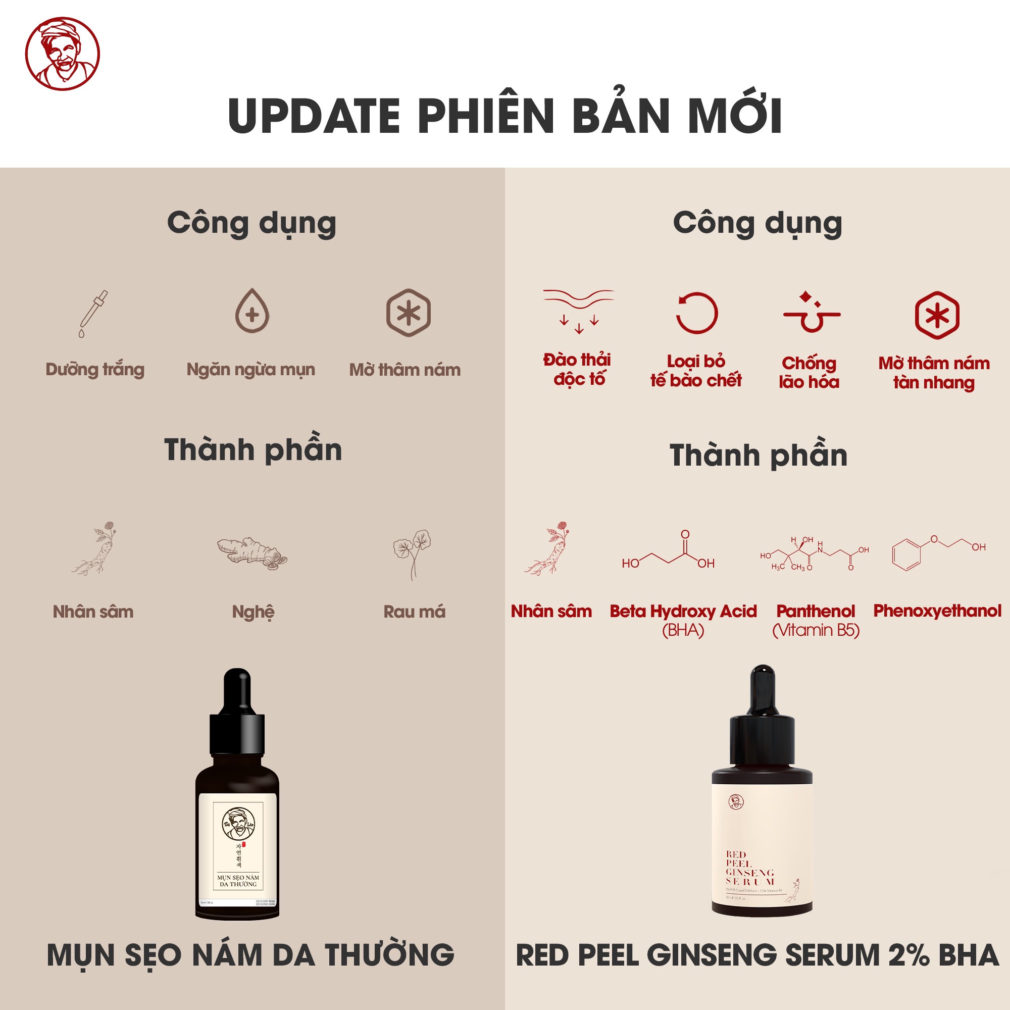 Phiên bản mới của Thương Hiệu Bà Lão