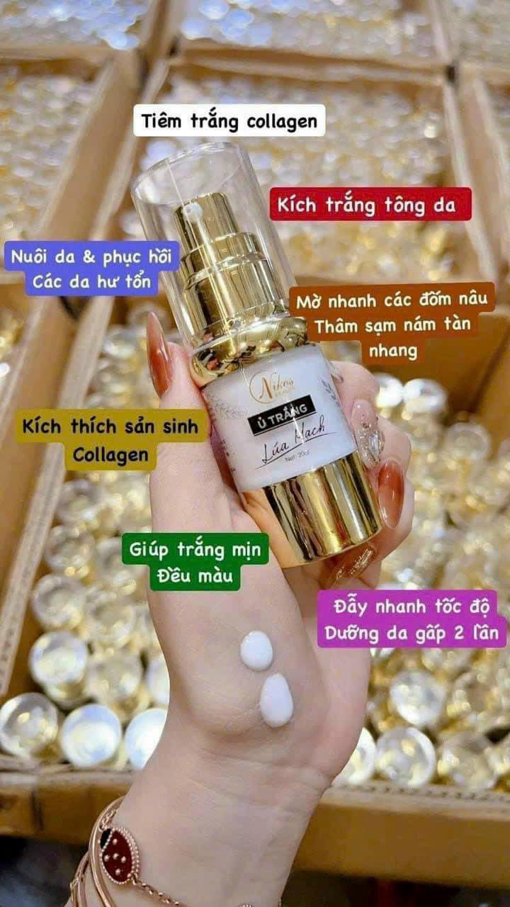 Quá mê với em ủ trắng Lúa Mạch này Ủ đi rồi ghiền nha các nàng ơi sản phẩm mới siêu hót nhà Nikos