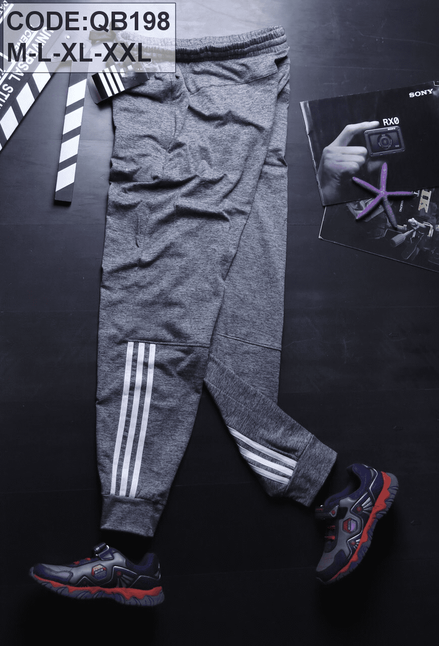 Quần Jogger nam thể thao thêu logo