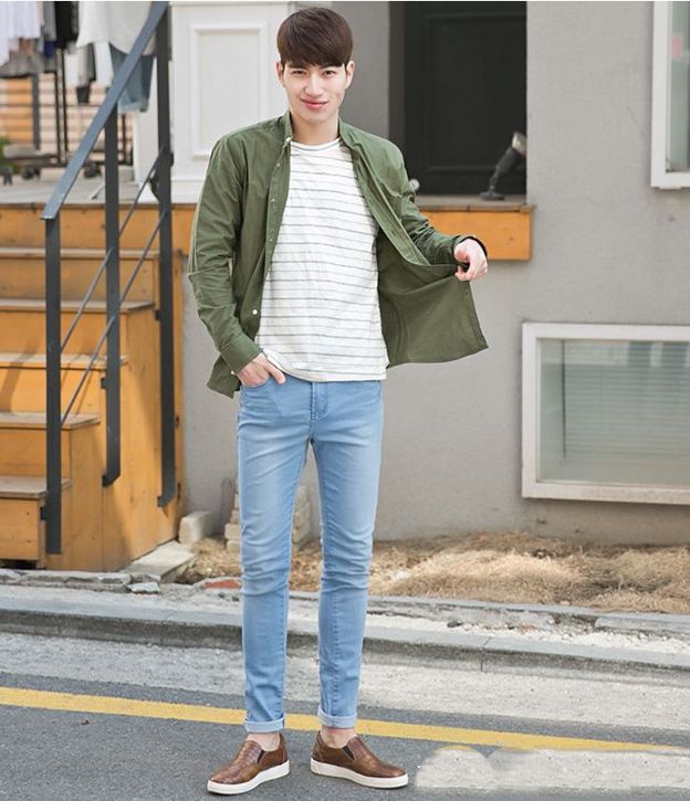 Những người ốm nên ưu tiên chọn những chiếc quần đũng thấp để phân tán bớt sự chú ý vào phần chân
