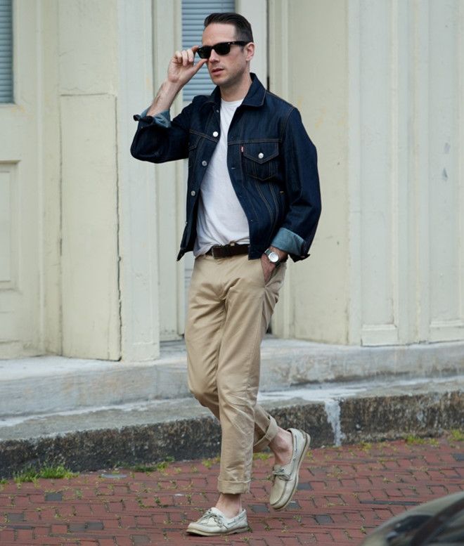 Sang trọng cùng quần kaki nam dài và áo vest hoặc blazer