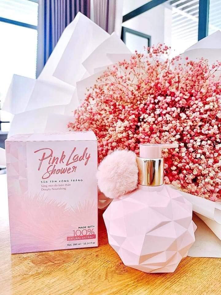 SANG SÁNG SỊN MỊN với sữa tắm xông trắng PINK LADY