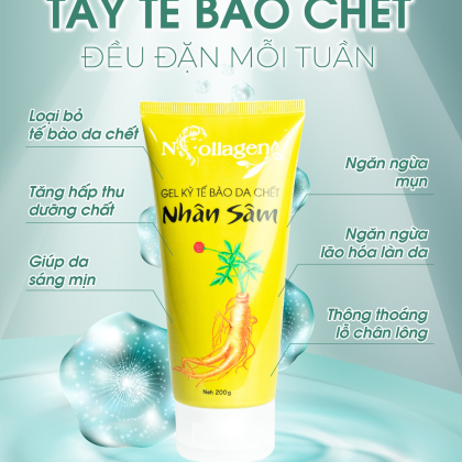 Tẩy Tế Bào Chết Nhân Sâm N Collagen Sử Dụng Cho Mặt Và Body