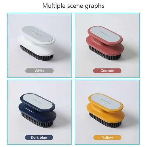 1 Bàn Chải Nhựa Chà Đồ chà Sàn Có Tay Cầm 12CM