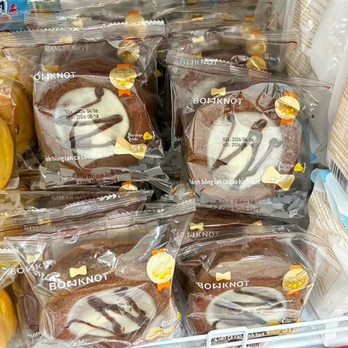 1 Bánh Bông Lan BOWKNOT Cacao Hình Tart
