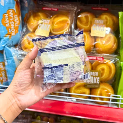1 Bánh Mì Hamburger HAALVDE Vị Khoai Môn, Vị Chà Bông