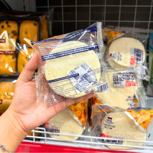 1 Bánh Mì Hamburger HAALVDE Vị Khoai Môn, Vị Chà Bông