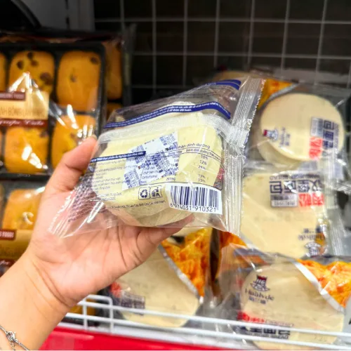 1 Bánh Mì Hamburger HAALVDE Vị Khoai Môn, Vị Chà Bông