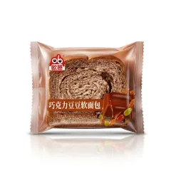 1 Bánh Mì Mềm Ouba Đậu Socola 75g/Cái