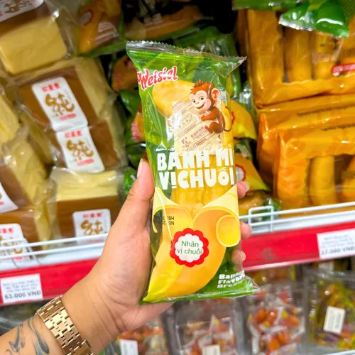 1 Bánh Mì Weisiel Trái Chuối - Bánh Mì Vị Chuối